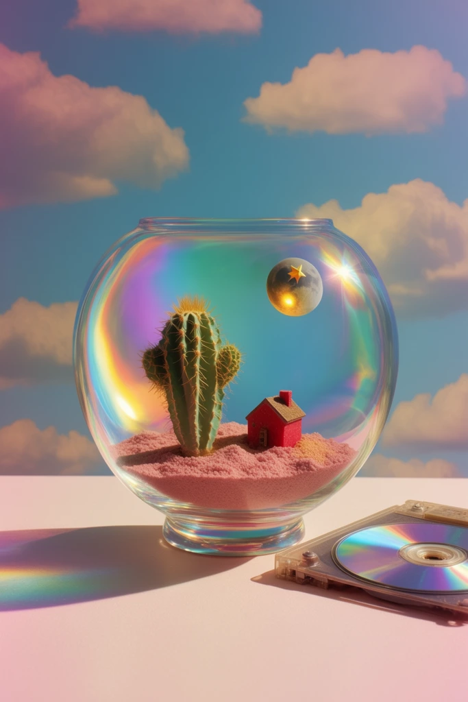 Surrealist Retro Whimsy style AI image example 2