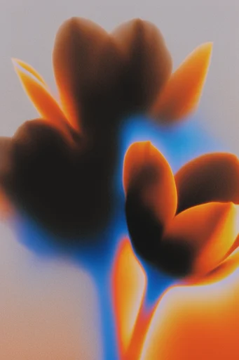 Surreal Thermal Hallucination style reference image — CRT screen texture