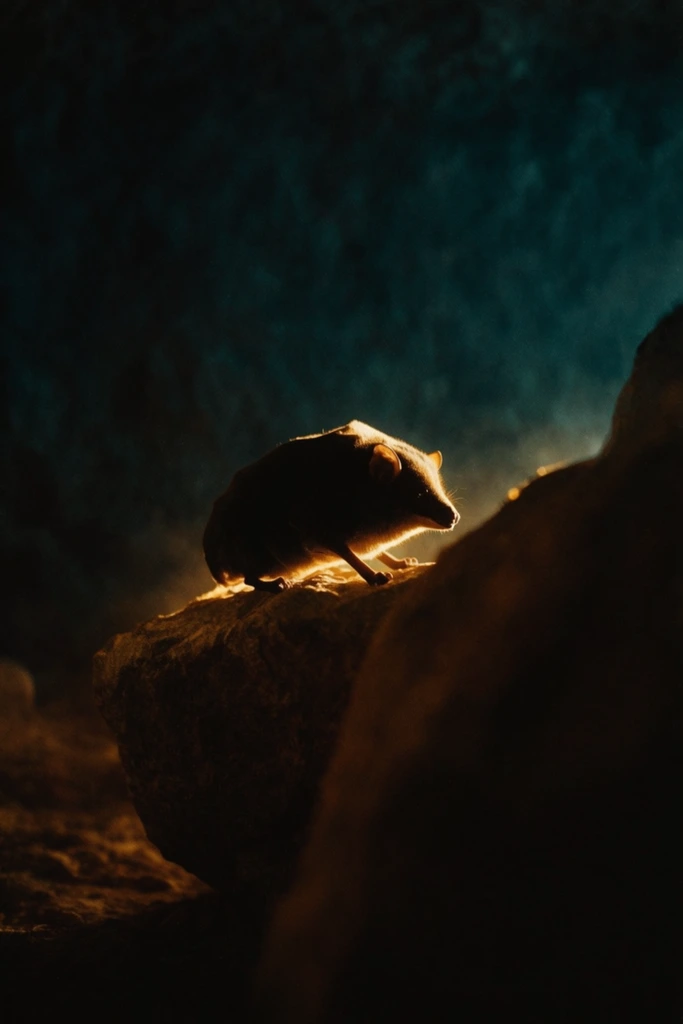 Cinematic Chiaroscuro Noir style AI image example 3