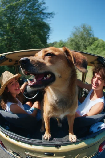 Dynamic Nostalgic Summer style reference image — candid youthful energy