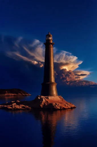 Luminous Surreal Twilight style reference image — high-contrast chiaroscuro