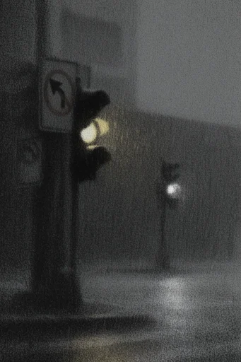 Gritty Monochromatic Noir style reference image — distressed lo-fi