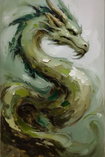 Textured Atmospheric Expressionism style reference image — swirling dynamic brushstrokes
