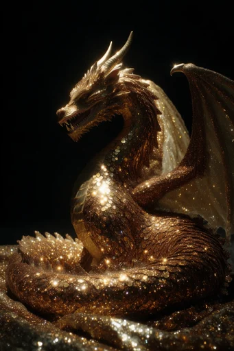 Luminous Nocturnal Chiaroscuro style reference image — golden amber glow