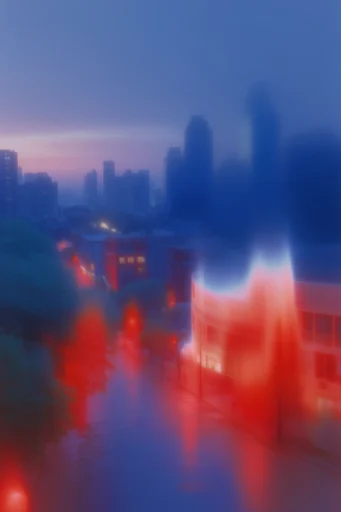 Luminous Twilight Etherealism style reference image — misty atmospheric depth
