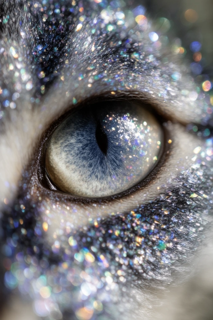 Prismatic Digital Fragmentation style AI image example 3