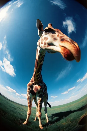 Skyward Surrealism Aesthetics style reference image — high-contrast saturated colors