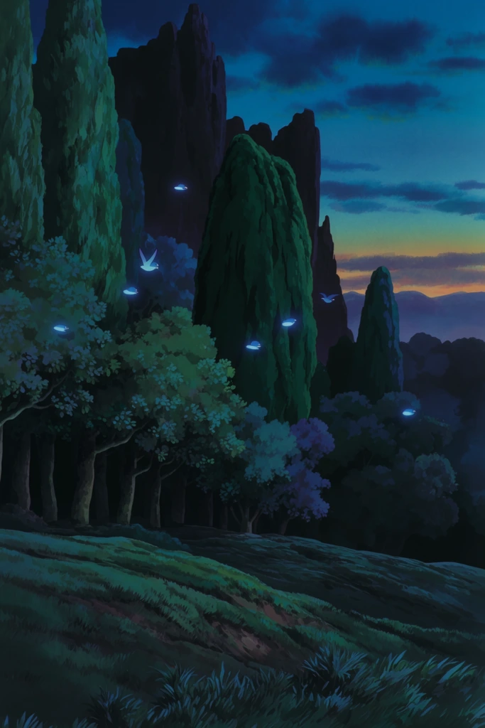 Nocturnal Spectral Anime style AI image example 2