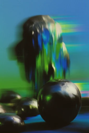 Spectral Kinetic Decay style reference image — thermal aura glow