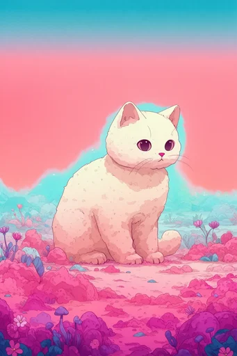 Ethereal Pastel Dreamscape style reference image — dreamy color palette