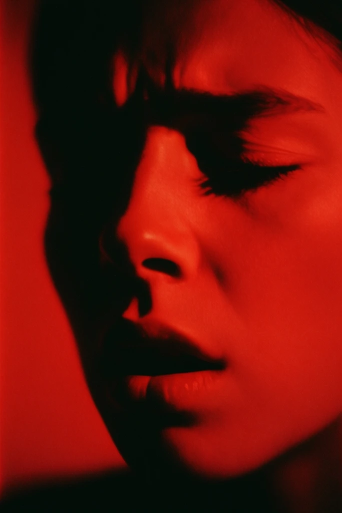 Cinematic Crimson Noir style AI image example 1