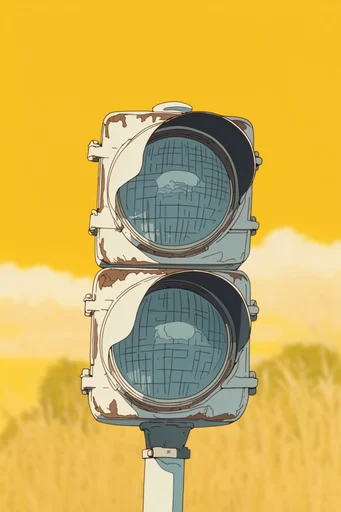 Graphic Minimalist Pop-Anime style reference image — bold ink line art