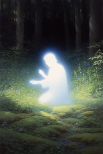 Luminous Ethereal Mysticism moodboard — generate AI images in this style