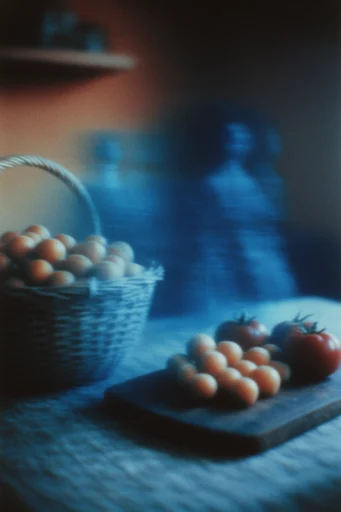 Ethereal Nocturnal Blur style reference image — deep indigo and cobalt palette
