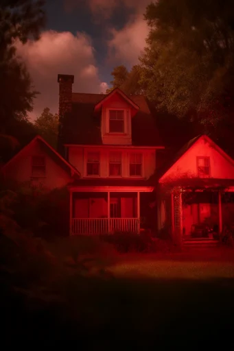 Cinematic Crimson Nocturne style AI image example 4