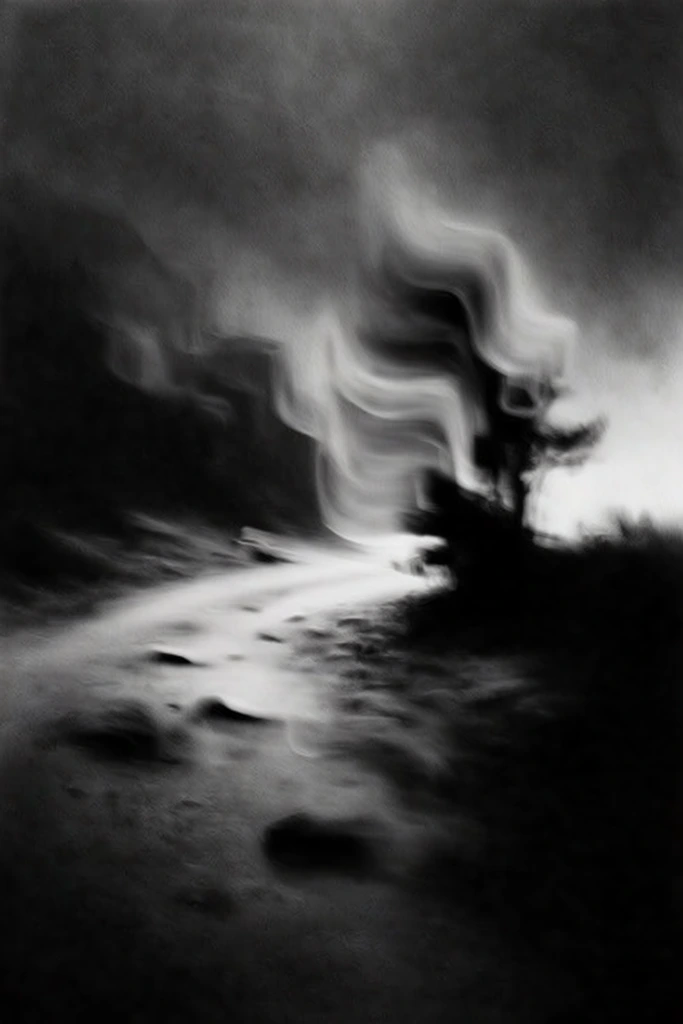 Spectral Kinetic Noir style AI image example 2
