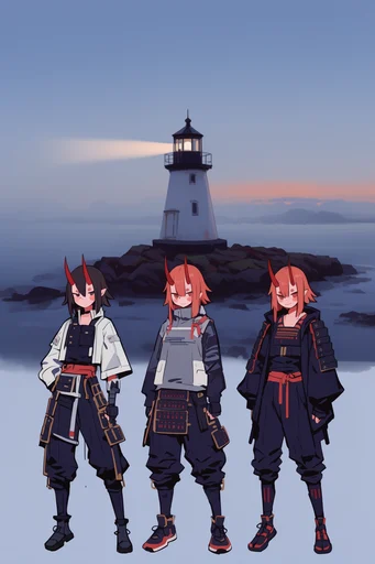 Bold Graphic Anime style reference image — expressive character design