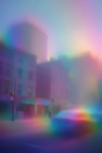 Ethereal Prismatic Blur style reference image — chromatic aberration