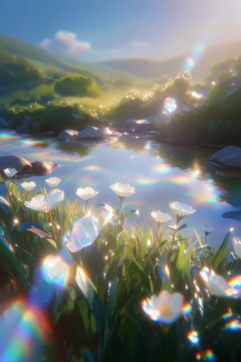 Luminous Prismatic Dreamscape style AI image example 2