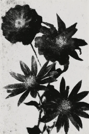 Gritty Xerox Punk style reference image — toner grain