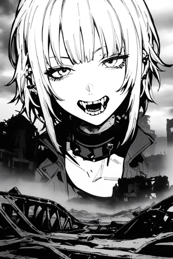 Visceral Ink Manga style reference image — monochrome manga