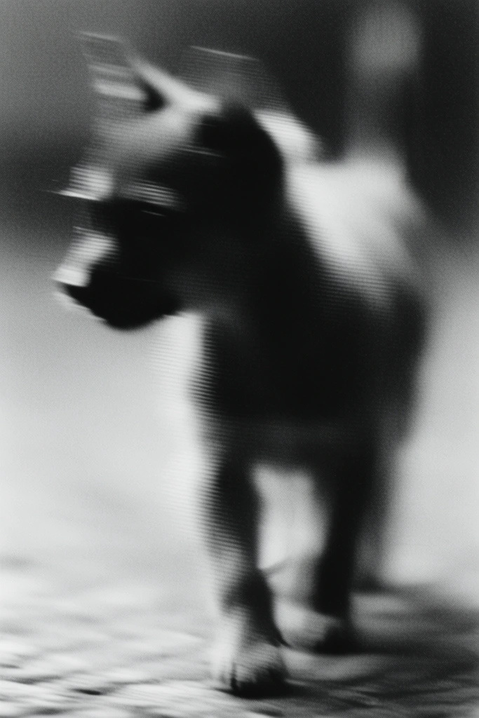 Haunting Analog Noir style AI image example 3