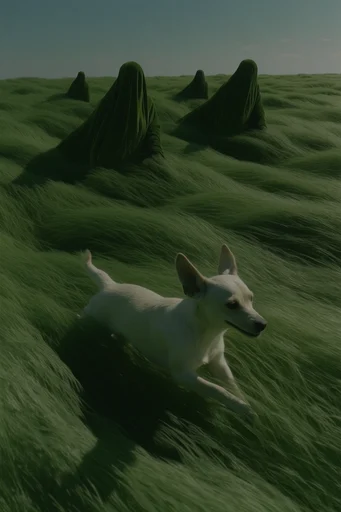 Velvet Verdant Surrealism style reference image — verdant dreamscape