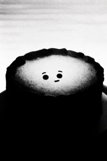 Atmospheric Monochrome Noir style reference image — minimalist noir