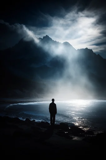 Cinematic Nocturnal Noir style reference image — atmospheric haze