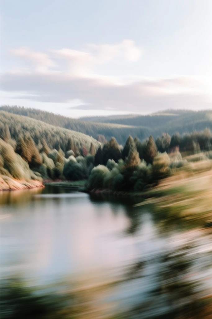 Kinetic Velocity Blur style AI image example 2