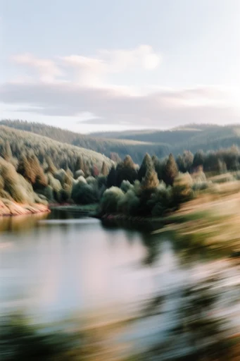 Kinetic Velocity Blur style AI image example 2