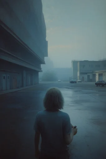 Melancholic Industrial Surrealism moodboard — generate AI images in this style