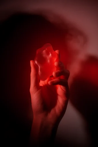 Cinematic Crimson Nocturne style reference image — chiaroscuro lighting