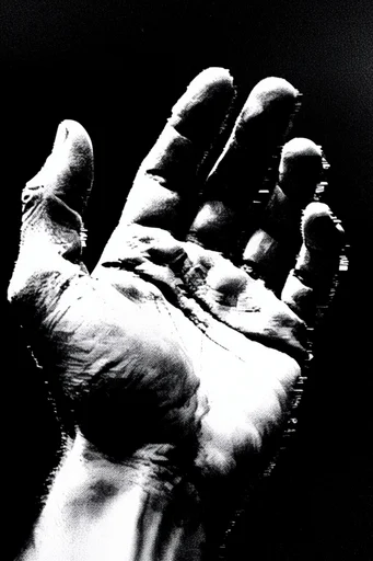 Gritty Halftone Noir style reference image — stipple shading