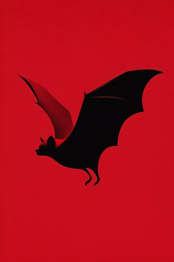 Crimson Noir Minimalism style AI image example 3