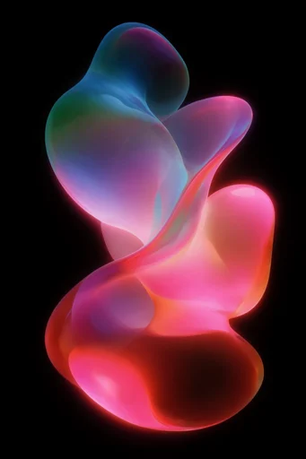 Luminous Chromatic Minimalism style reference image — soft internal glow