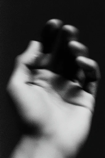 Monochrome Shadow Grain style reference image — chiaroscuro lighting