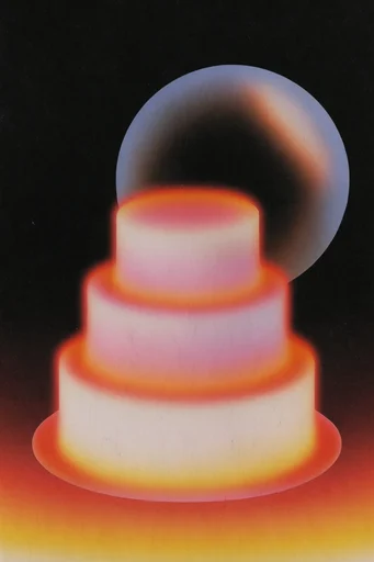 Luminous Analog Flux style reference image — analog noise texture