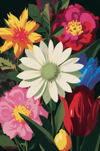 Nostalgic Botanical Surrealism style reference image — macro floral detail