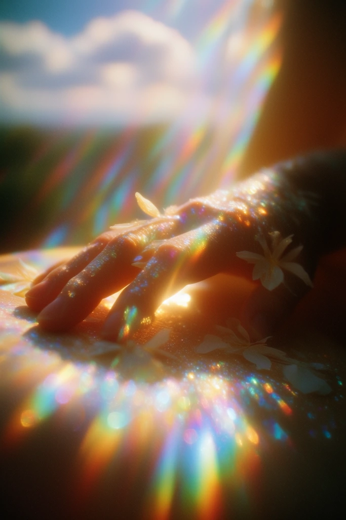 Ethereal Prismatic Refraction style AI image example 2