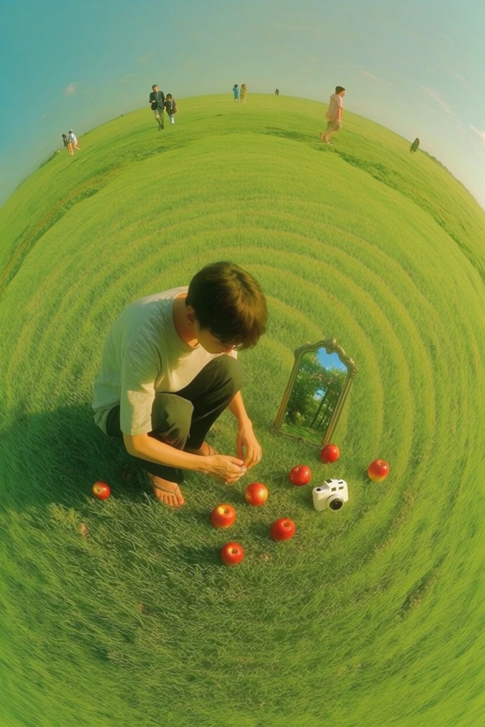 Hyperreal Digital Dreamscapes style AI image example 1
