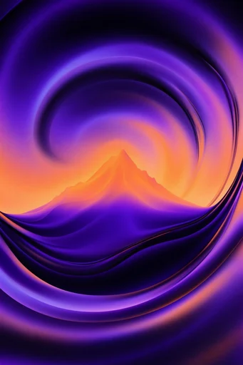 Luminous Psychedelic Depth style reference image — psychedelic op-art