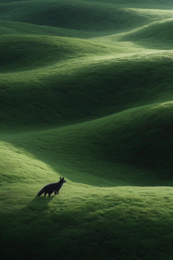 Minimalist Verdant Landscapes style AI image example 3