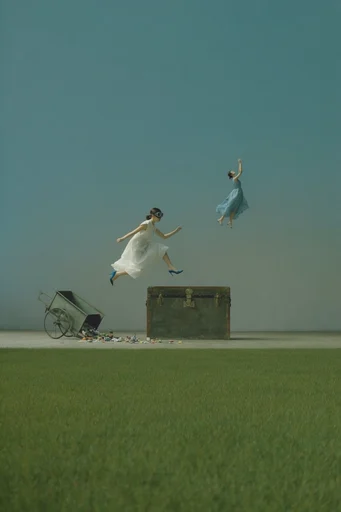 Cinematic Minimalist Liminality style reference image — extreme wide shot
