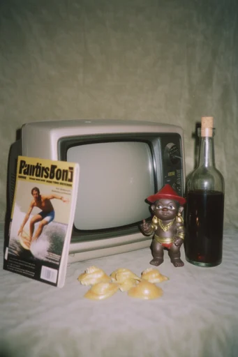 Nostalgic Sun-Drenched Analog style reference image — 35mm film aesthetic