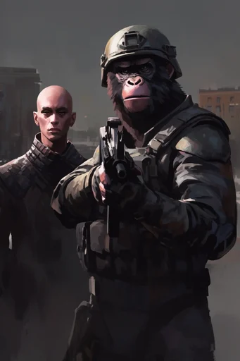 Tactical Ronin Fantasy style reference image — character concept art
