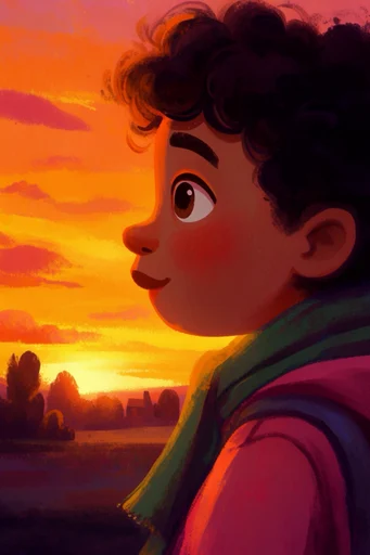Nostalgic Golden Storybook style reference image — storybook art style