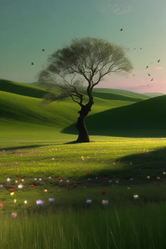 Velvet Verdant Surrealism style reference image — dramatic shadows