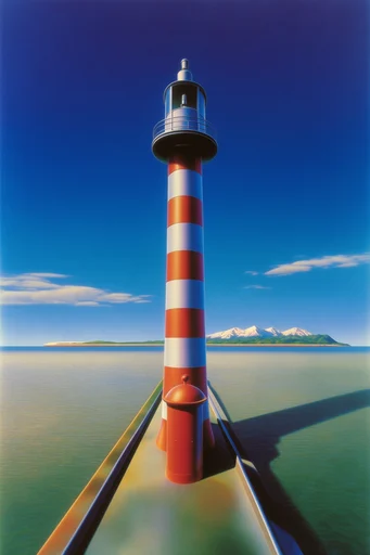 Luminous Retro-Surrealist Landscapes style reference image — glowing neon atmosphere