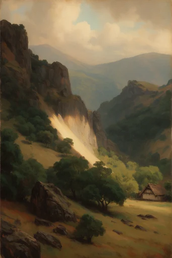 Romantic Academic Impasto style reference image — painterly texture